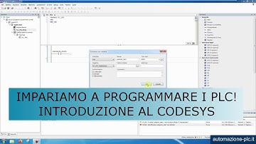 Corso pratico di PLC - Introduzione al Codesys