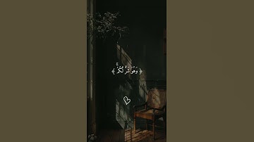 وَعَسَىٰ أَن تَكْرَهُوا شَيْئًا وَهُوَ خَيْرٌ  لَّكُمْ_ احمد العجمي _ سورة البقرة