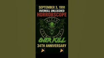 🎉 Overkill’s Horrorscope Turns 34! | Thrash Metal Classic 💀