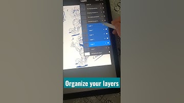 How to group your layers on Procreate #tutorial #procreate #digitalart
