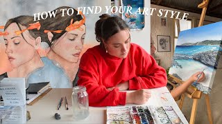 How to find your ART STYLE and discover your ARTISTIC VOICE