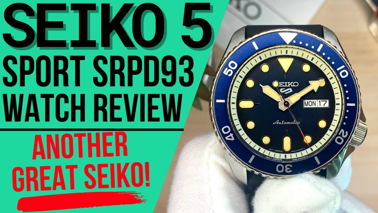 Seiko 5 Sport Diver SRPD93 Unboxing And Review | This Seiko Is An Absolute  BEAUTY! - YouTube