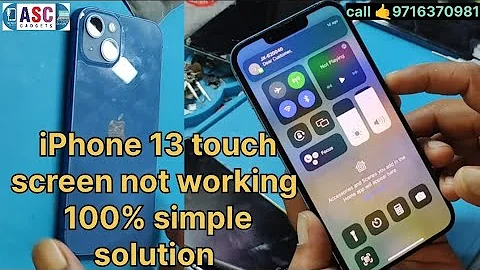 iPhone 13 touch screen not working 100% simple solution #iphone #mobilephonerepair