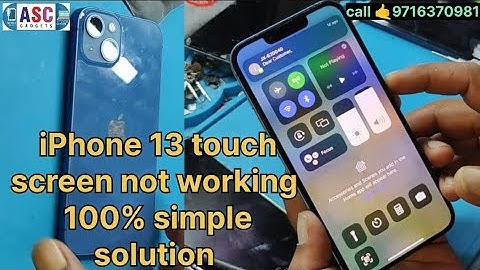 iPhone 13 touch screen not working 100% simple solution #iphone #mobilephonerepair