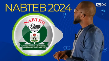 NABTEB 2024 Mathematics Objective questions