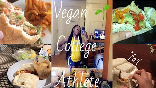 what I eat as a vegan college athlete!