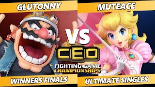 CEO 2021 Winners Finals - Glutonny (Wario) Vs. MuteAce (Peach) SSBU Ultimate Tournament