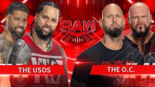 WWE2K24 | The Usos vs. The O.C. | Tag Team Match