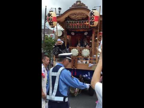 H28年福生八雲祭り西口パレード永田町