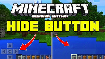 How To Hide Button in Minecraft | Minecraft Java Controls in Pocked Edition