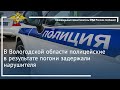 Ирина Волк: В Вологодской области полицейские в результате погони задержали нарушителя