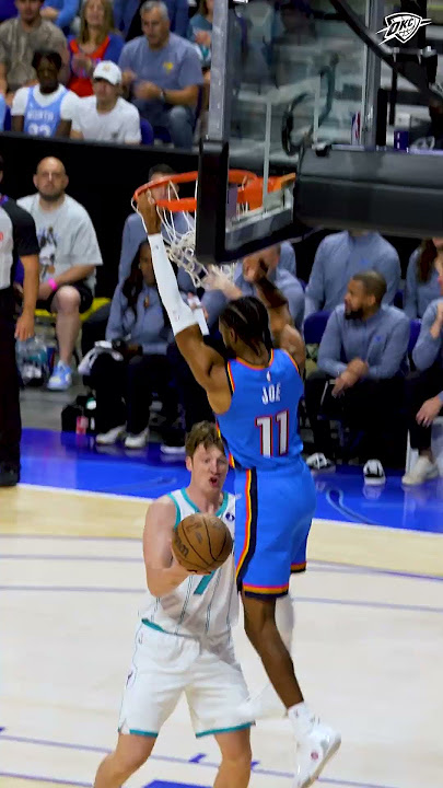 Ousmane ➡️ Isaiah Joe for the finish 😮‍💨 #okcthunder #nba