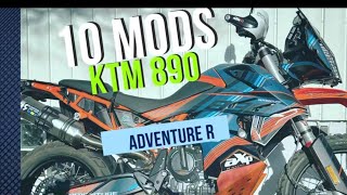 10 mods and upgrades on the KTM 890 Adventure R