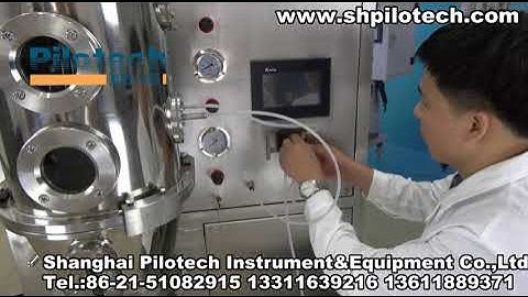 Shanghai Pilotech YC-03 Spray Granulator Operation Instructions