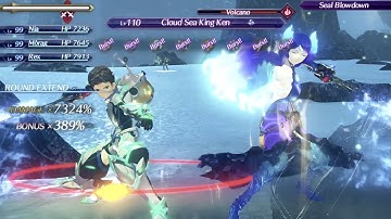 Xenoblade Chronicles 2 New Game Plus 1.4 - Brighid Lv4 Special Damage Caps