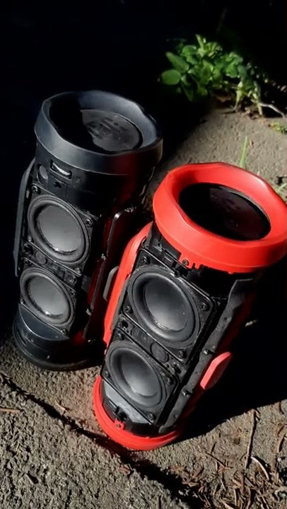 2X JBL CHARGE 3 (Black GG & Red TL) LFM 75 Short Basstest
