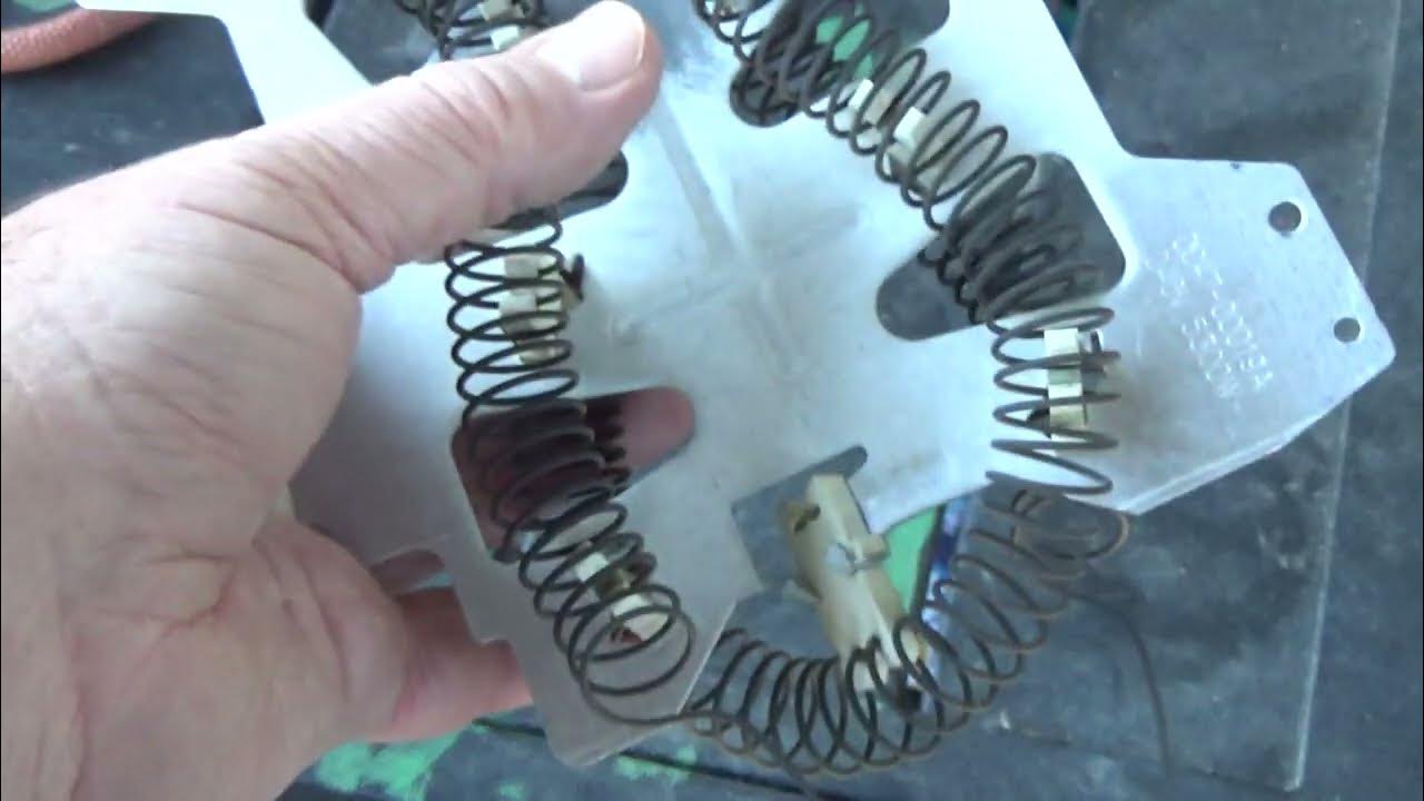Samsung dryer testing heating element and fuses YouTube