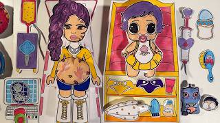 🤰🏼 Mommy RUMI Paper DIY 💜✂️ TUTORIAL Roblox Asmr 종이놀이