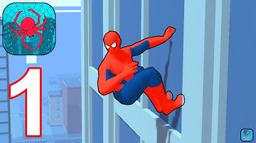 Spider Hero: Super Heroes Rope - Gameplay Walkthrough Part 1 Levels 1-14 (iOS,Android Gameplay)