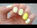 Easy Nail Art Tutorial Striping Tape Fluo