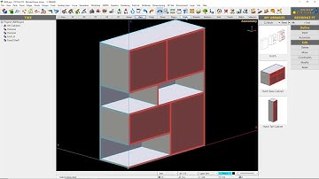Design and model a custom hutch cabinet with PYTHA 3D CAD