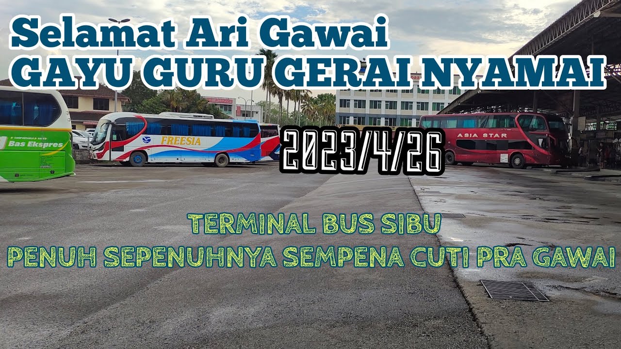 NEw BaS KAPIT😯..sempena cuti pra Gawai ...ramai juga yang balik kampung ...