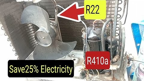 How To R22 Compressor Replace R410a Compressor Save 25% Electricity (Urdu/Hindi)-By Izhar Khan