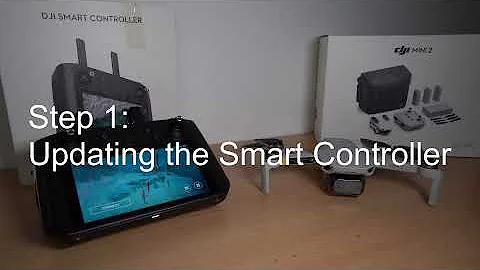 How to update and pair the DJI Smart Controller with DJI Mini 2 - Fast & Easy Tutorial