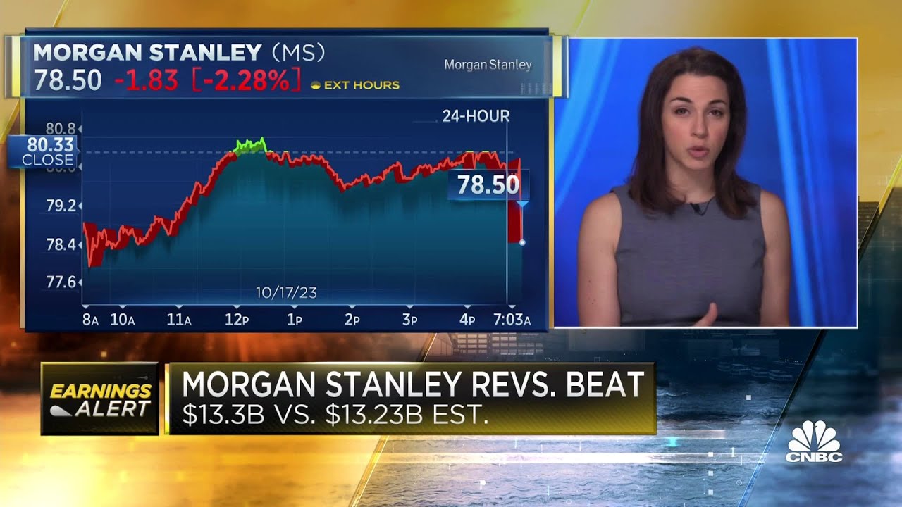 Read more about the article Morgan Stanley tops profit estimates on better-than-expected trading results – CNBC Television