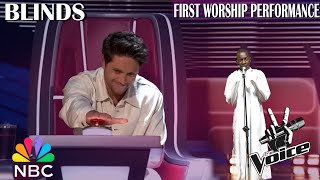 WORSHIP PERFORMANCE!!! Kenyan 17yr Old Shocks The Voice with This Unique Presence