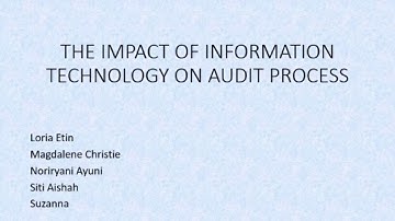 The Impact of Information Technology on Audit Process - AC2208A