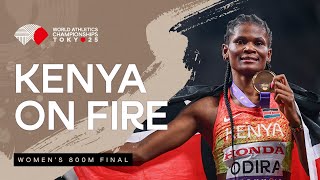 Odira stuns with 800m win with championship record | World Athletics Championships Tokyo 25