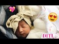 Un día en mi vida con mi recién nacida/ Day in the life/vlog/day in the life with a newborn