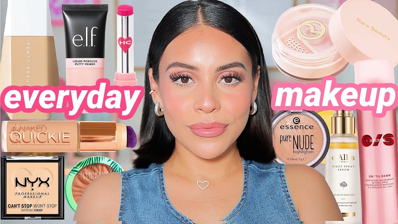 Everyday Makeup Routine Back To SchoolWork 15 Minute Glow Up 