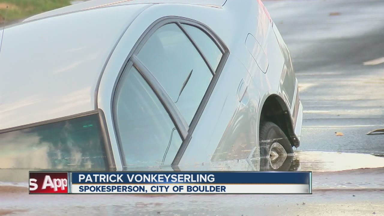 Sinkhole Swallows Car In Boulder