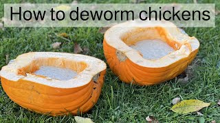 How to deworm chickens naturally | Quick and easy recipe