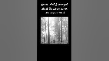 Guess what I changed about the album cover #fyp #taylorswift #taylorsversion #albums