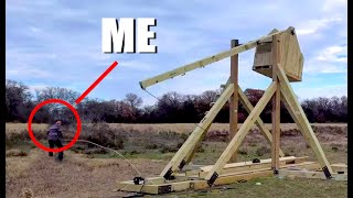 I Built a Real Medieval Trebuchet for a YouTuber