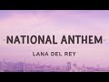 Lana del rey  national anthem lyrics