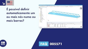 [EN] FAQ 005571 | É possível definir automaticamente um ou mais nós numa ou mais barras?