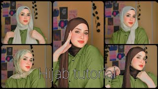 لفات طرح مختلفه وسهله | احسن بندانه بتثبت الطرحه | Hijab Tutorial ✨🧕🏼