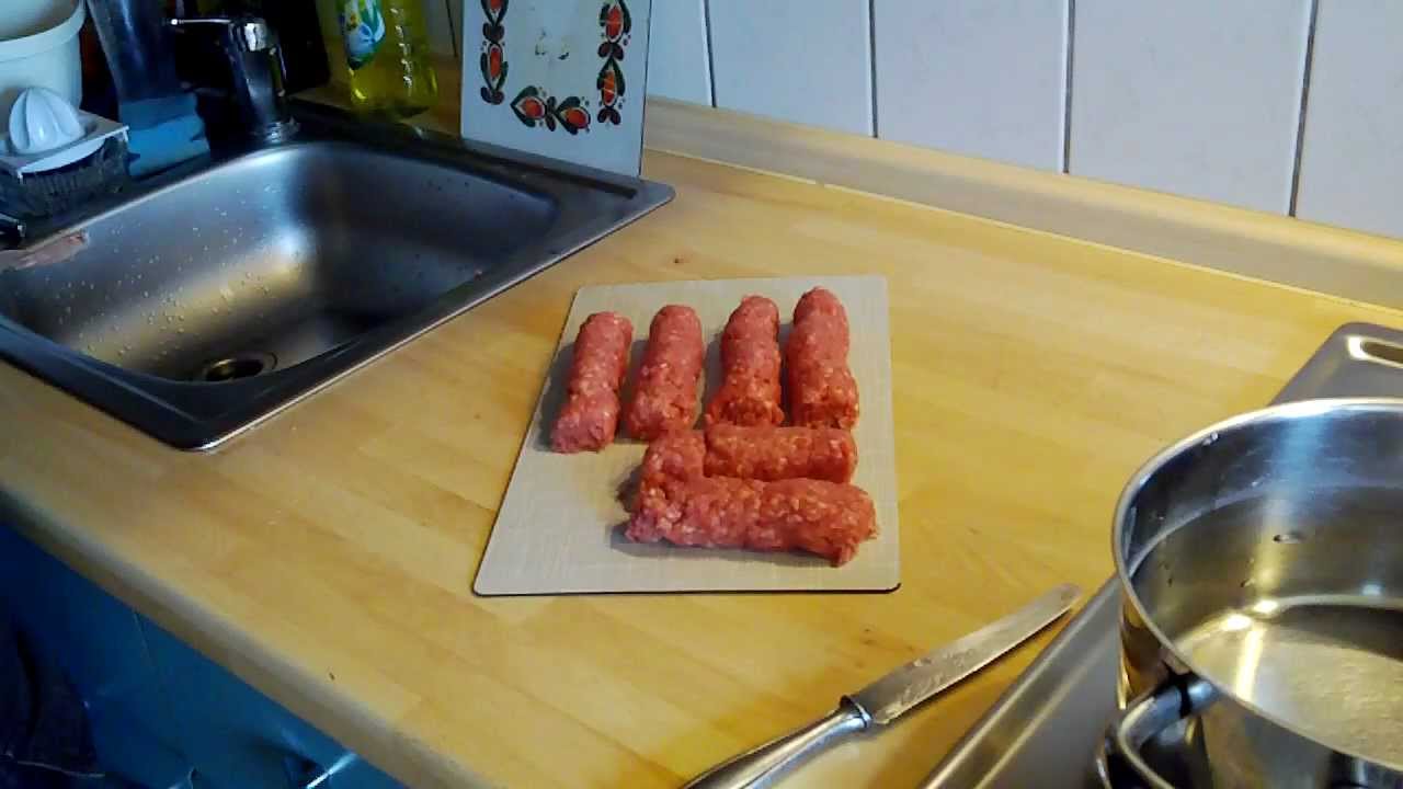 Selbstgemacht frische Bratwurst Wurst Video - YouTube