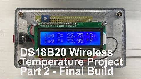 DS18B20 Wireless Temperature Sensor Final Build_V1