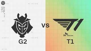 G2 Esports (G2) vs T1 (T1) Maçı | MSI 2022 Kapışma Aşaması 4. Gün