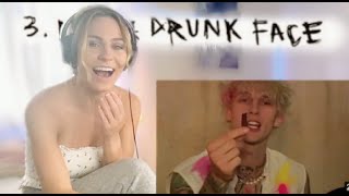 Machine Gun Kelly - Drunk Face (official music video) || JESSICA SHEA REACTION