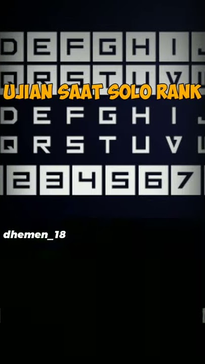 UJIAN SOLO RANK :( #Donkey_bar_bar #tiktokViral #StoryWa #JedagJedugKalem