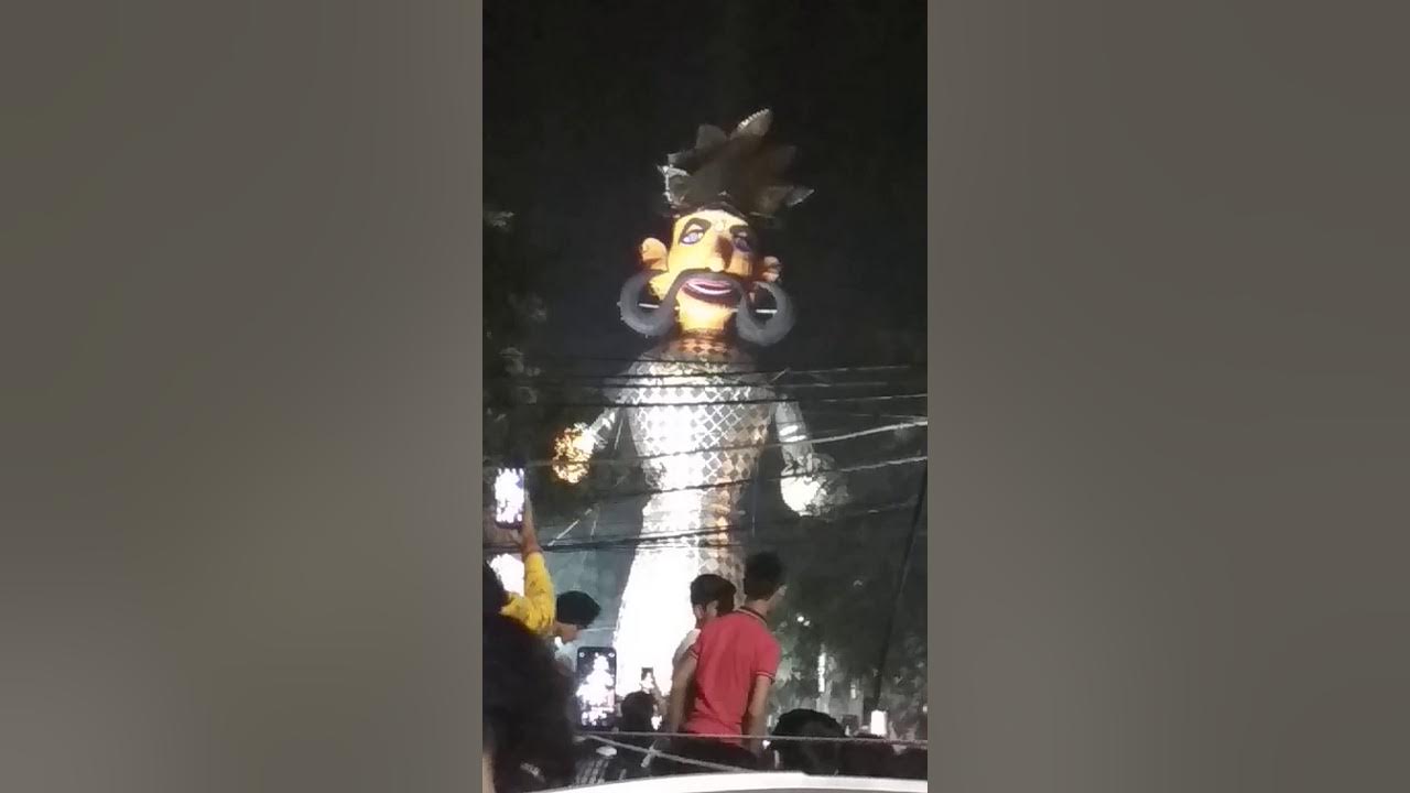 Ravan dehan in s block west Patel Nagar YouTube