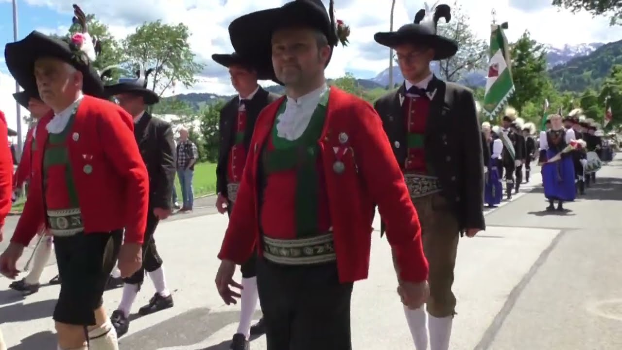 Festzug 27. Alpenregionstreffen Garmisch 2024  - Teil I
