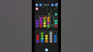 Lv 423 Ball Sort Puzzle - Color Game / 顏色分類遊戲 / ボールソーティングパズル (Guru Game)  #ballsortpuzzle
