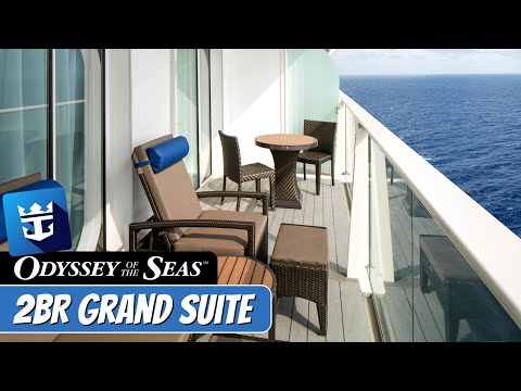 Odyssey of the Seas Grand Suite, 2 Bedrooms walkthrough tour